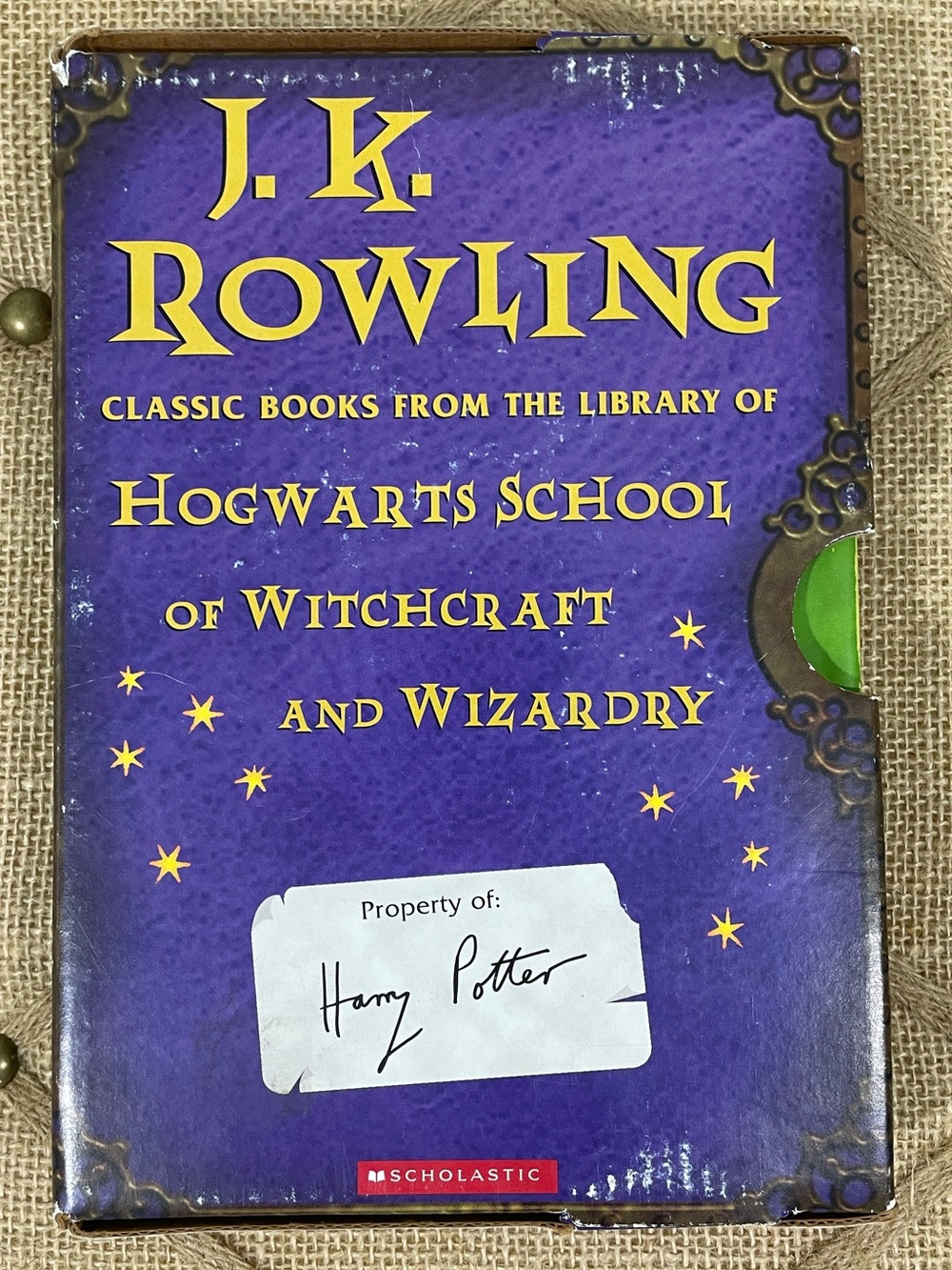 J.K. Rowling Classic Books From The Library of Hogwarts School Box Set